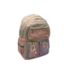 Ghiozdan anatomic 18 Alb milk (44x29x17cm) MX90187milk white